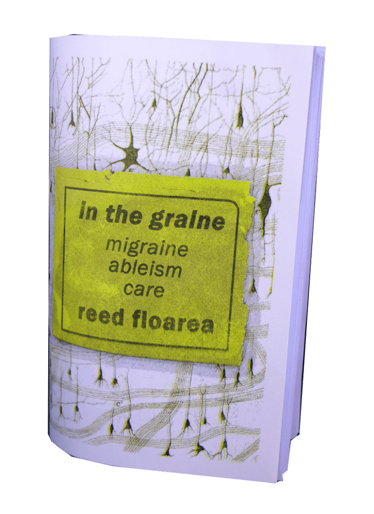 in the graine: migraine, ableism, care - by reed floarea (print)