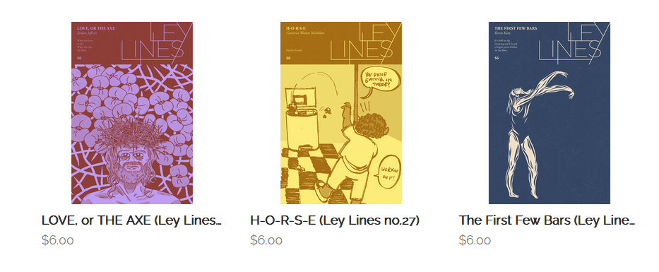 three ley lines books, which also have a nice consistent format