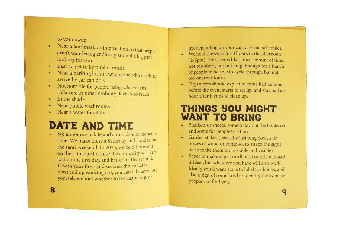 How and Why to Run a Book and Zine Swap (digital) - Image 2